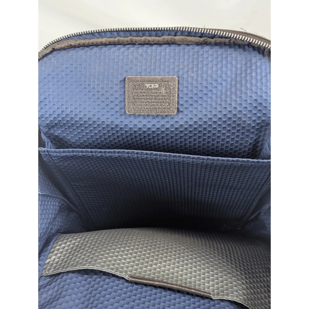 TUMI Backpack Alpha Bravo Kingsville Delux Ballistic Nylon Bag Travel Distressed